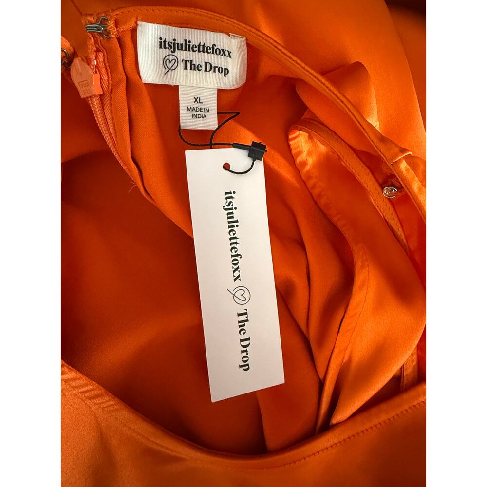 The Drop Scarlet Ibis Draped Sleeve Jumpsuit  XL NWT - Picture 10 of 11